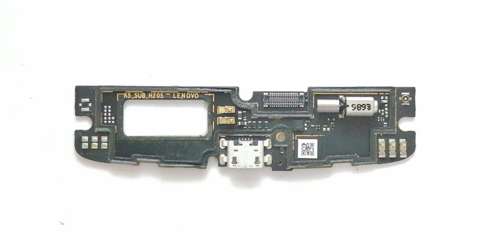 Lenovo A7010 Плата шлейф+микрофон+системный разъем (снятый, оригинал)
