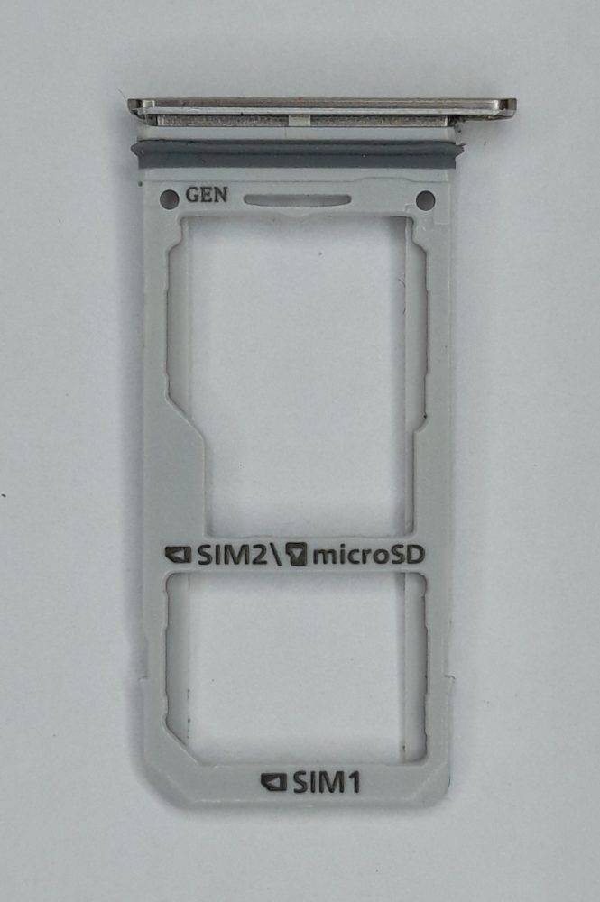 Samsung Galaxy S8 Plus SM-G955F Держатель sim карты/карты памяти (серебро)