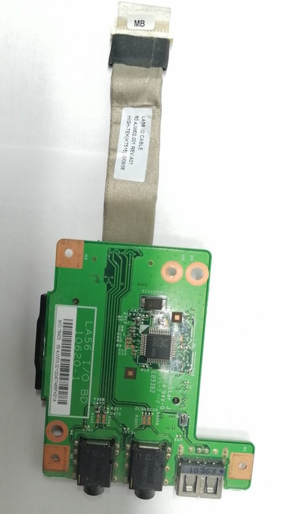 Lenovo B560 (20068) Шлейф плата+разъем гарнитуры+разъем USB