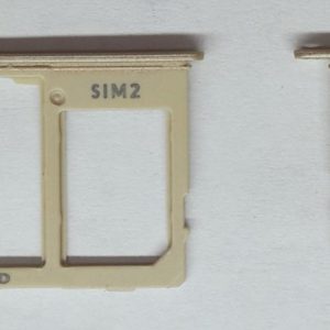 Samsung Galaxy A6 SM-A600F Держатели сим-карты памяти (золото) (снятый, оригинал)