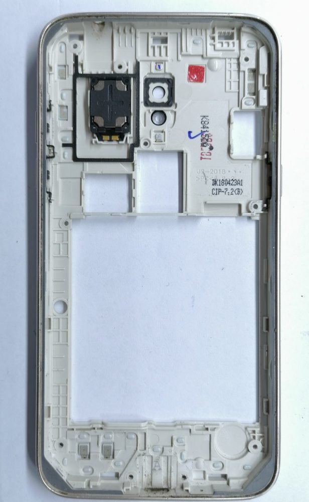 Samsung Galaxy J2 SM-J250F (2018) Средняя часть (золото) (снятый, оригинал) — изображение 2