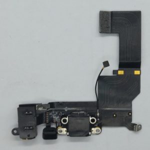 iPhone 5S Шлейф системный разъем (черный) (снятый, оригинал)