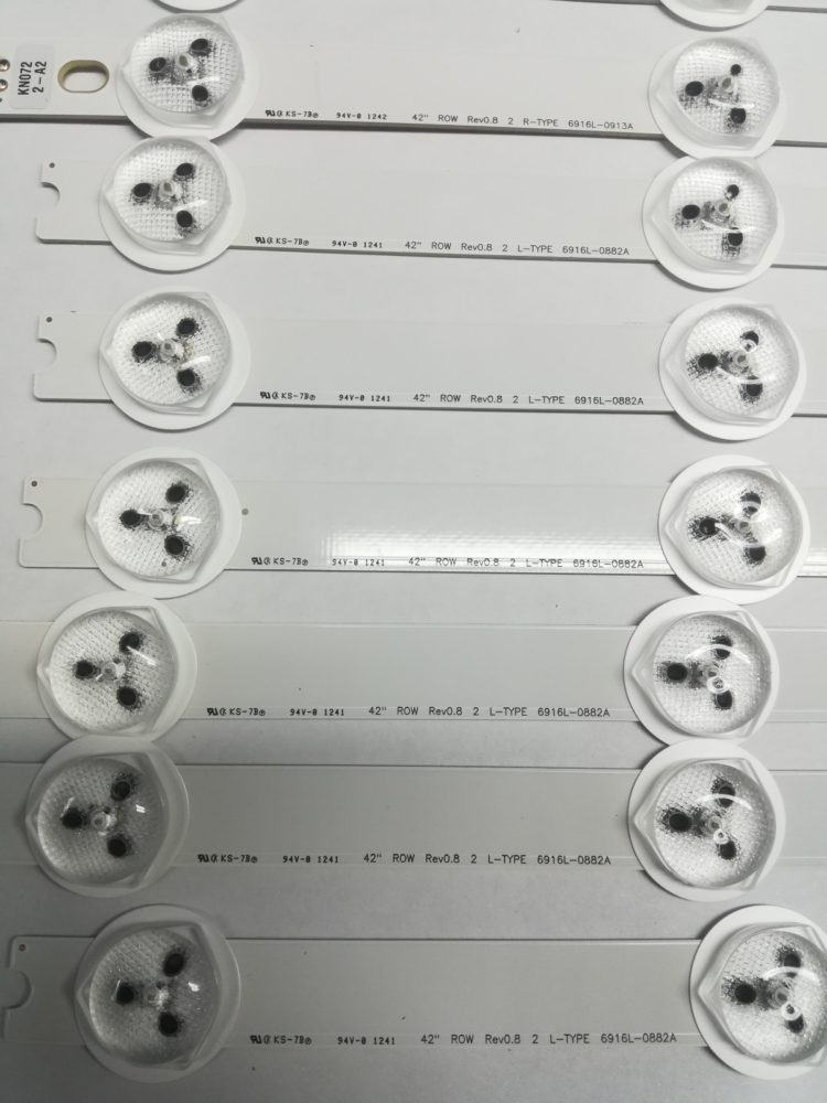 94v-0 1241 row rev0.8 2 L-TYPE 6916l-0882a подсветка LG (снятая, битый тв)