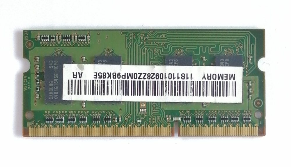ОЗУ-DDR 3 1Gb (2Rx16 PC3-8500S-07-10-A1) (снятый. оригинал) — изображение 2
