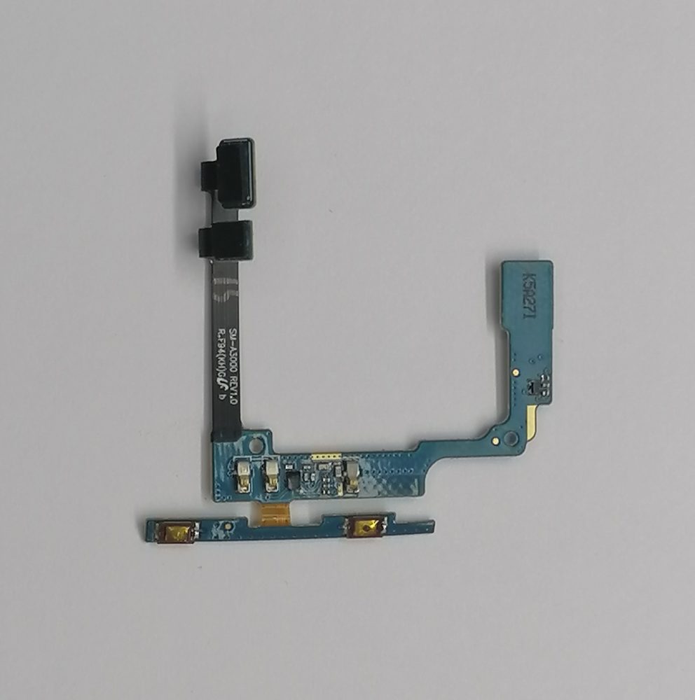 Samsung A300F шлейф кнопок громкости + микрофон