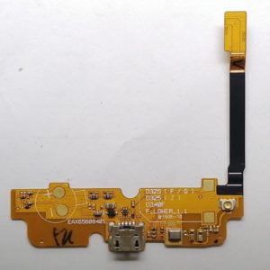LG-D325 Шлейф плата-системный разъем+микрофон (снятый, оригинал)