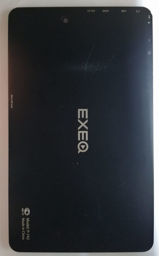 Задняя крышка Exeq P-742 (снятый, оригинал)