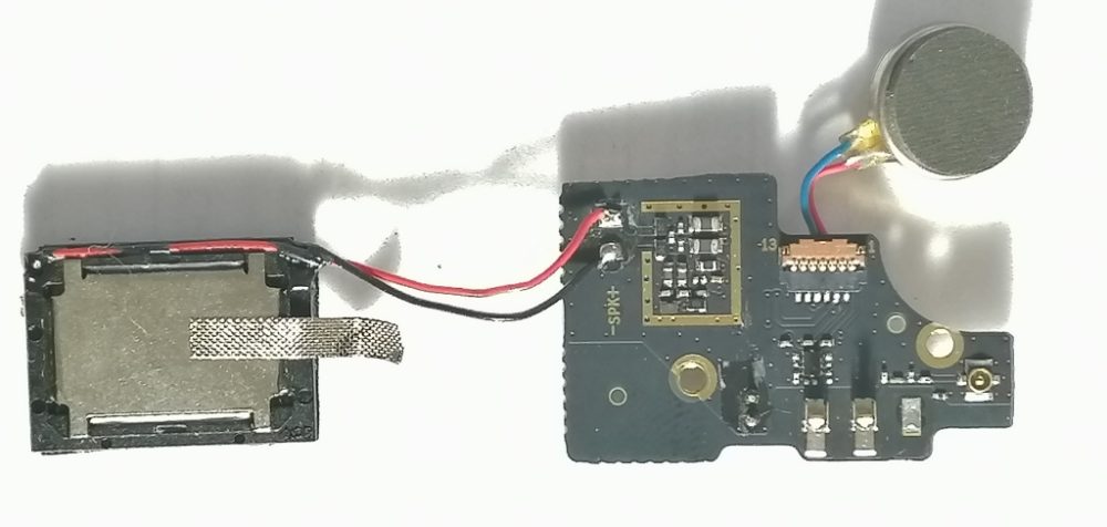 BQ 5044 Strike LTE Шлейф-плата+основной динамик+микрофон — изображение 2