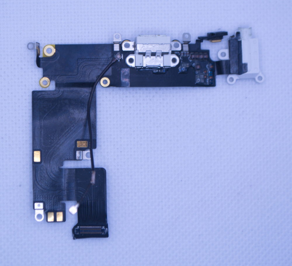 Шлейф, системный разъем, микрофон IPhone 6 Plus (снятый, оригинал)