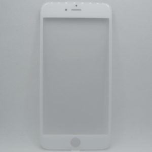 Стекло для переклейки на iPhone 6 Plus в рамке + OCA (белый)