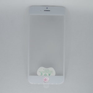 Стекло для переклейки на iPhone 6 в рамке + OCA (белый)