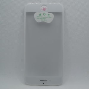 Стекло для переклейки на iPhone 7 в рамке + OCA (белый)