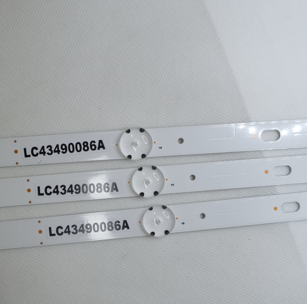 Подсветка для ТВ LC43490086A (комплект 3 планки) (снятая, оригинал)