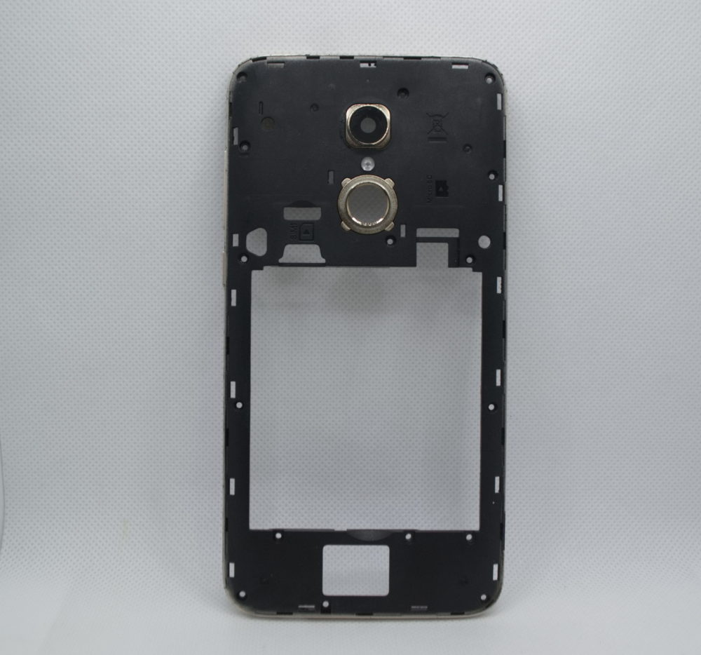 Средняя часть корпуса, стекло камеры Alcatel A3 PLUS 5011A (золото) (снятый,оригинал)