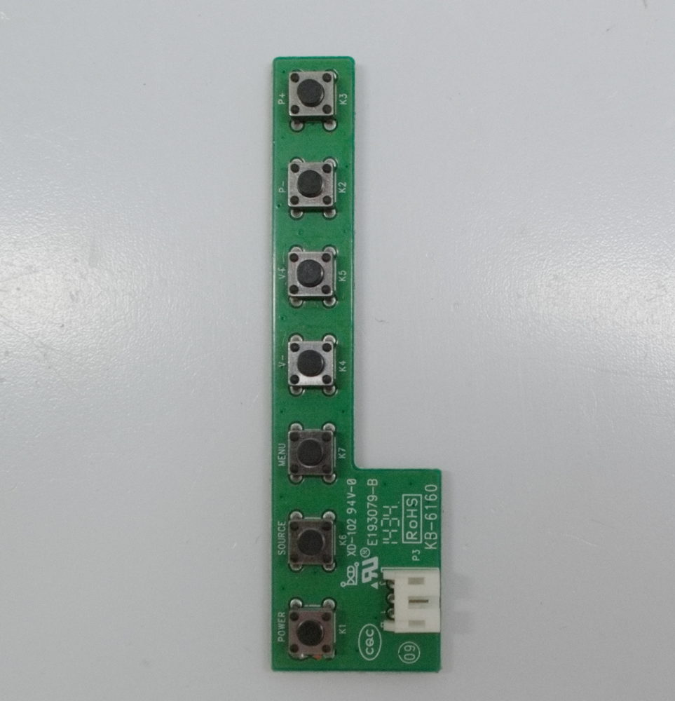 Плата управления, кнопок E193079-B KB-6160 40-HT3510-KEA2LG 2013.06.26