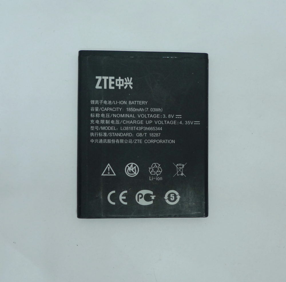 Аккумулятор для ZTE Blade GF3 (Li3818T43P3h665344) (снятый, оригинал)