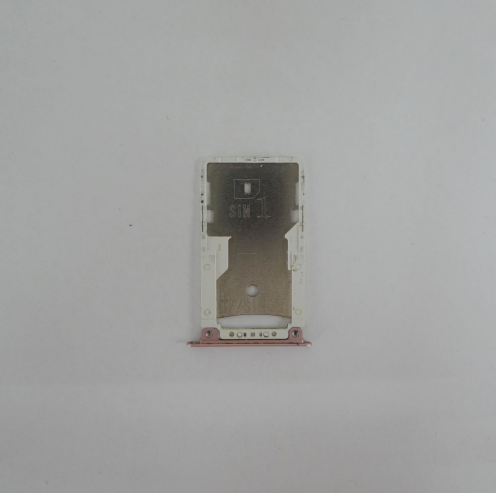 Сим лоток Xiaomi Redmi 4X (розовый) (снятый, оригинал)