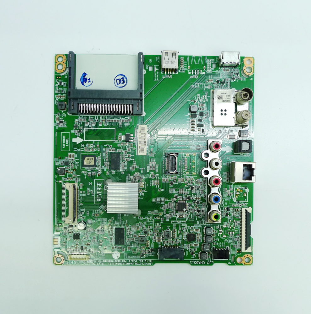 Материнская плата LD75M/LD75H EAX67129604(1.0) 165*183 для LG 43LJ594V (снятый, оригинал)