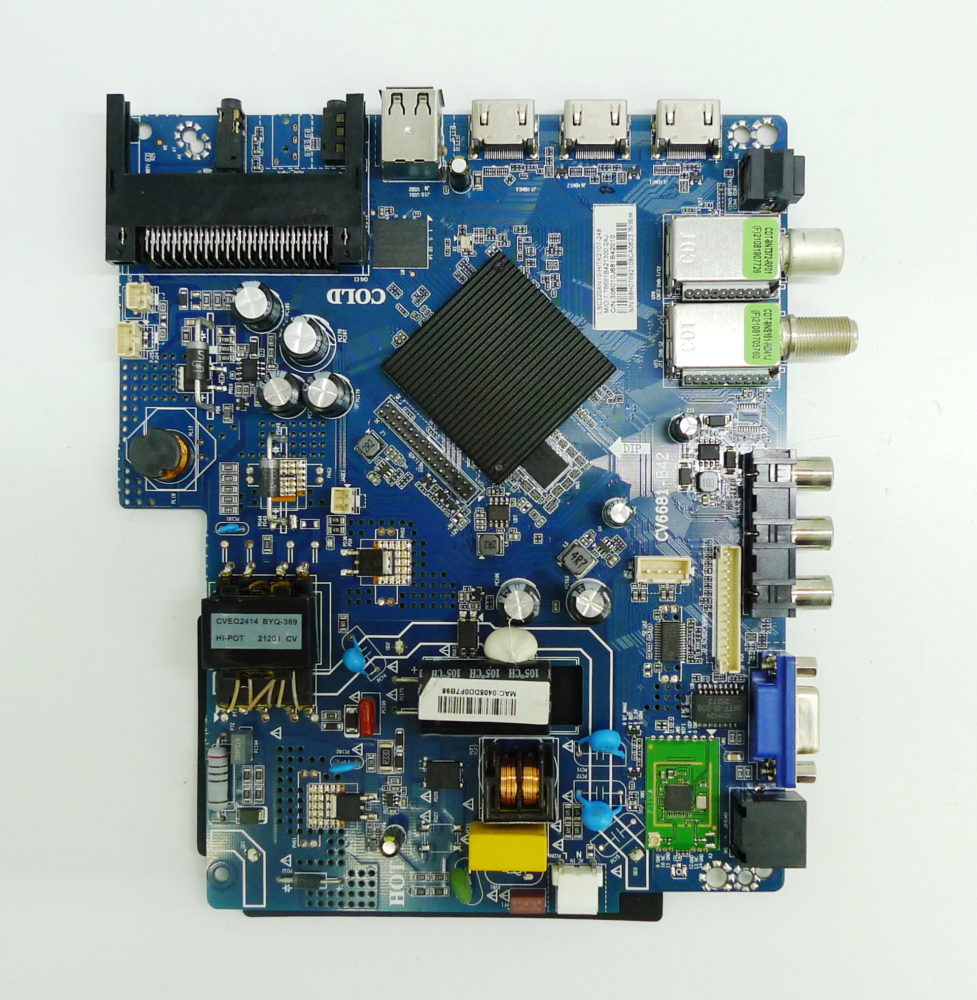 Материнская плата CV6681-B42 для BBK 32LEX-7270/TS2C (снятый, оригинал)
