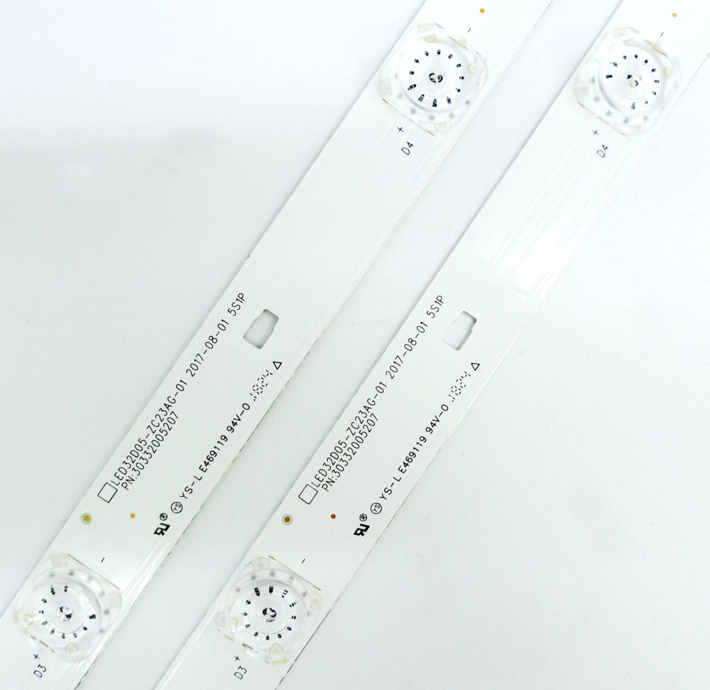Подсветка LED32D05-ZC23AG-01 2017-08-01 5S1P для JVC LT-32M380W (2 планки) (снятый, оригинал) — изображение 2