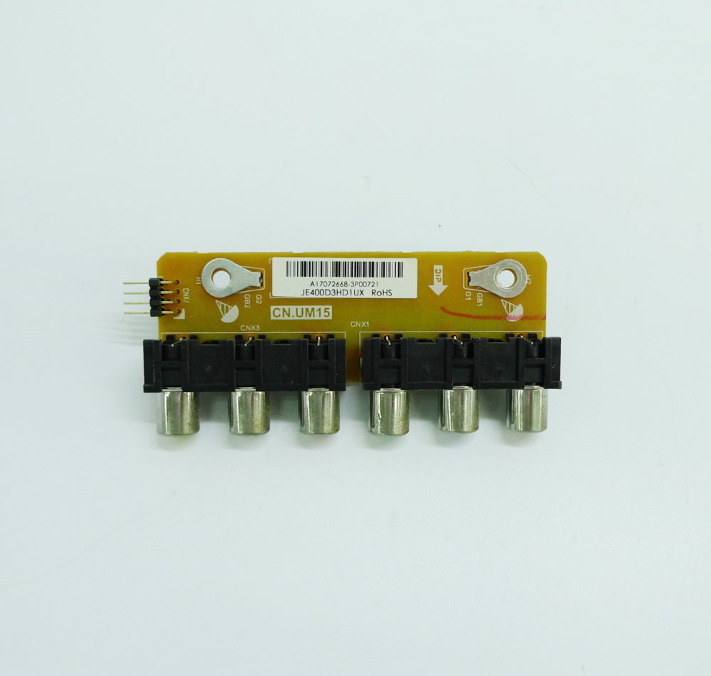 Плата разъемов RCA, CN.UM15 для Sharp LC-32HG3142E (снятый, оригинал)
