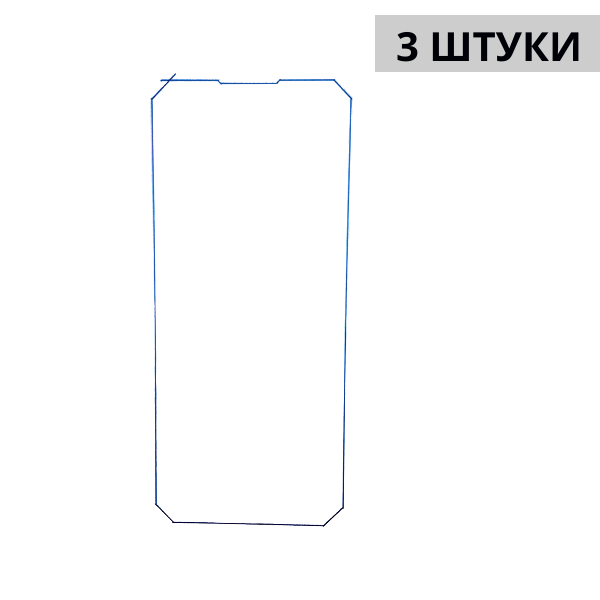 Набор гидрогелевых защитных пленок Oukitel WP19 (3 штуки) — изображение 3