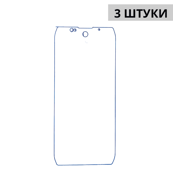 Набор гидрогелевых защитных пленок Blackview N6000 (3 штуки) — изображение 3
