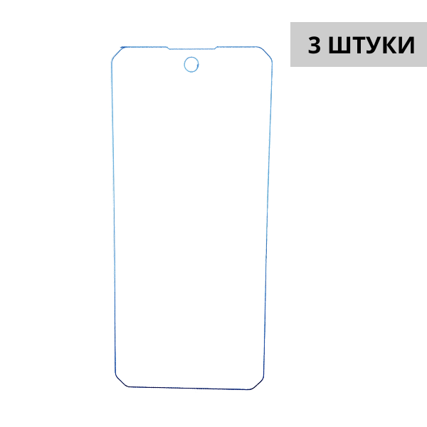 Набор гидрогелевых защитных пленок Oukitel WP27 (3 штуки) — изображение 3