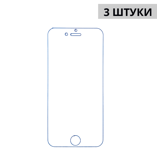 Набор гидрогелевых защитных пленок Apple iPhone 8 (3 штуки) — изображение 3