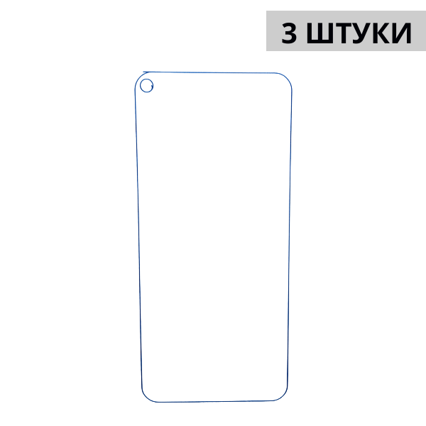 Набор гидрогелевых защитных пленок Google Pixel 5 (3 штуки) — изображение 3
