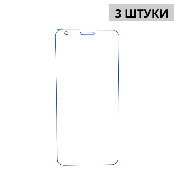 Набор гидрогелевых защитных пленок Google Pixel 3a XL (3 штуки) — изображение 3
