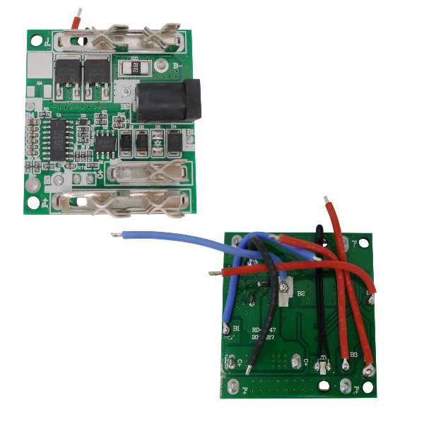 Плата защиты зарядки аккумулятора 5S 18-21V 20A, BMS-модуль для электроинструментов (2 штуки) — изображение 3