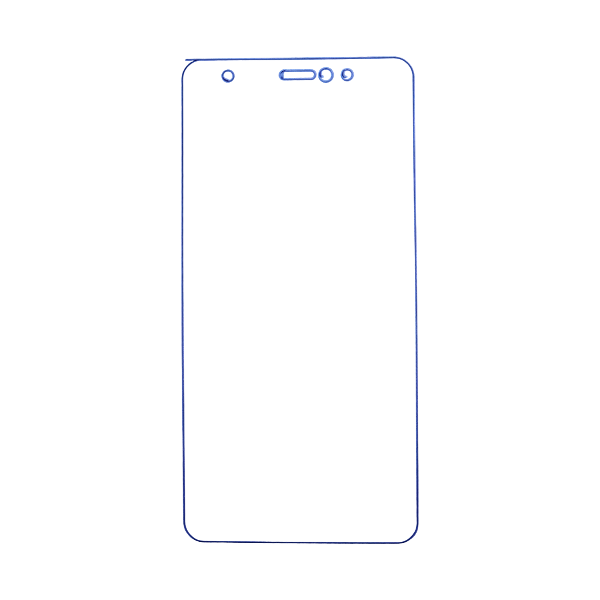 Гидрогелевая защитная пленка BQ Aquaris X2 Pro / Х2 (1 штука) — изображение 3