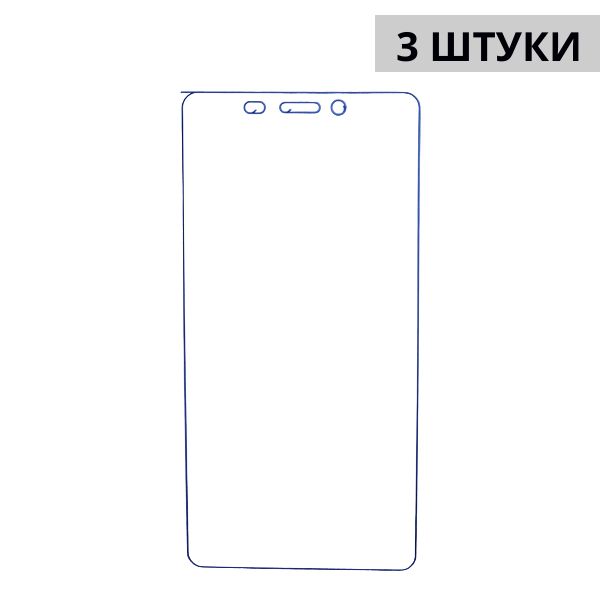 Набор гидрогелевых защитных пленок Nubia V18 (3 штуки) — изображение 3
