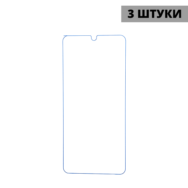 Набор гидрогелевых защитных пленок Realme C61 / C63 / Note 60 / 60x (3 штуки) — изображение 3