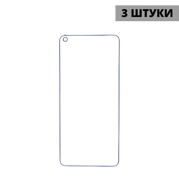 Набор гидрогелевых защитных пленок Realme GT Master Edition / GT 5G / GT Neo (3 штуки) — изображение 3