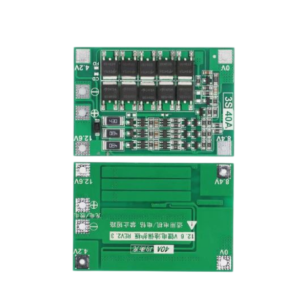 Набор плат защиты зарядки аккумулятора BMS 3S 40A (2 штуки) — изображение 4