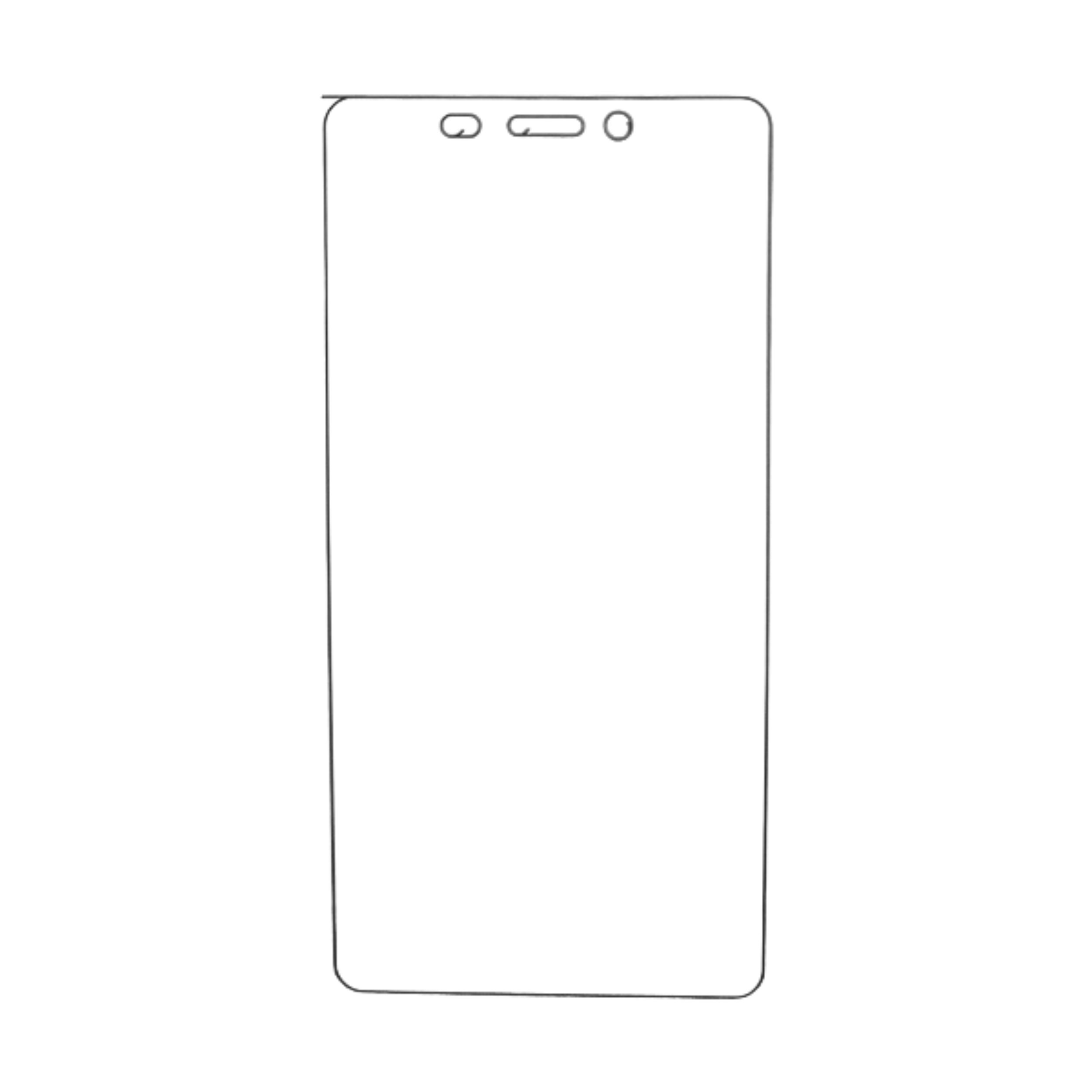 Матовая гидрогелевая защитная пленка ZTE Nubia N1 (1 штука) — изображение 3