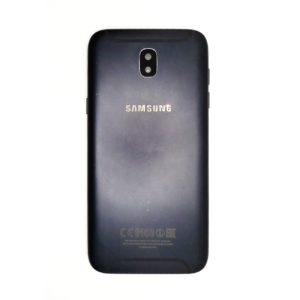 Задняя крышка, толкатели, шлейфы кнопок Samsung J5 SM-J530FM/DS (тёмно-синий) (снятый, оригинал)